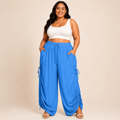 Relaxed Comfort Pants™ — High Waist Wide Leg Pants with Pockets