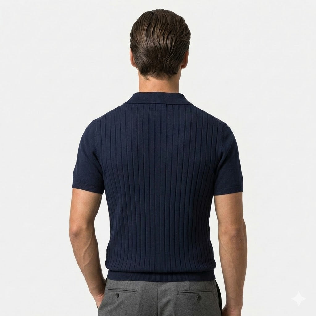 SILK POLO SHIRT