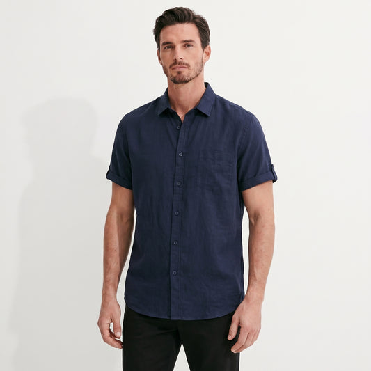Linen Polo Shirt