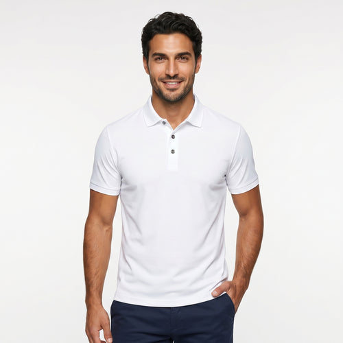 Polyester polo shirt