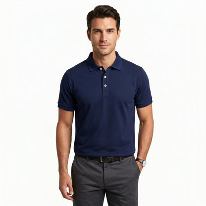 Polyester polo shirt