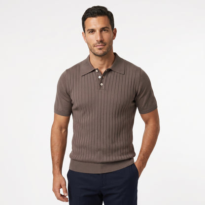SILK POLO SHIRT