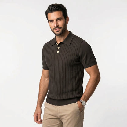 SILK POLO SHIRT