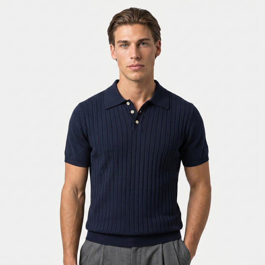 SILK POLO SHIRT