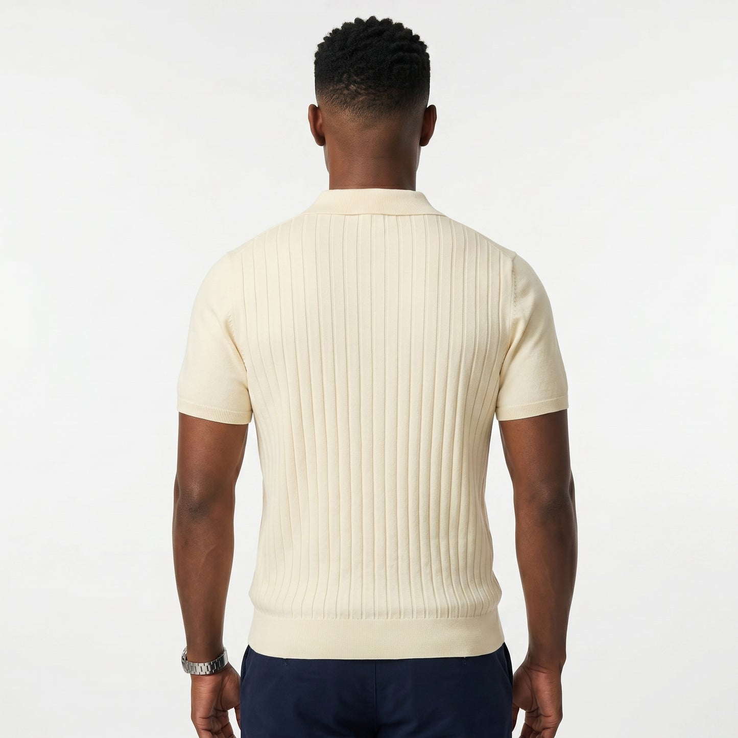 SILK POLO SHIRT