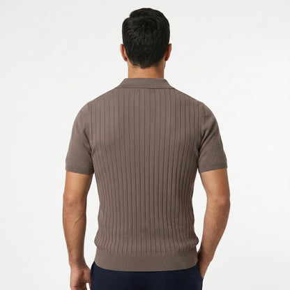 SILK POLO SHIRT