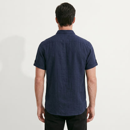 Linen Polo Shirt