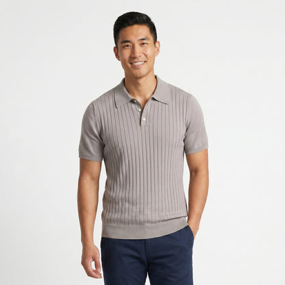SILK POLO SHIRT