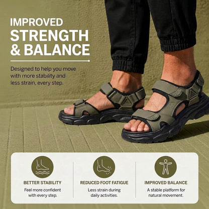 Lusensix TrailFusion — Cushioned comfort meets rugged grip.