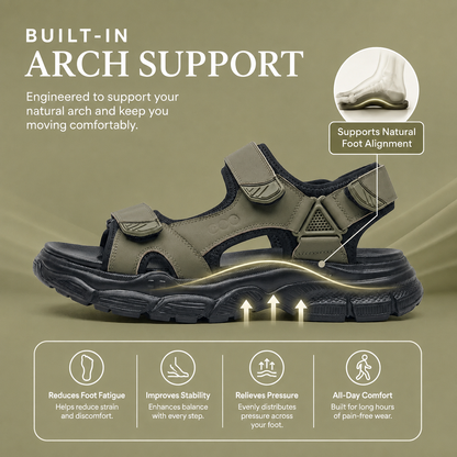 Lusensix TrailFusion — Cushioned comfort meets rugged grip.