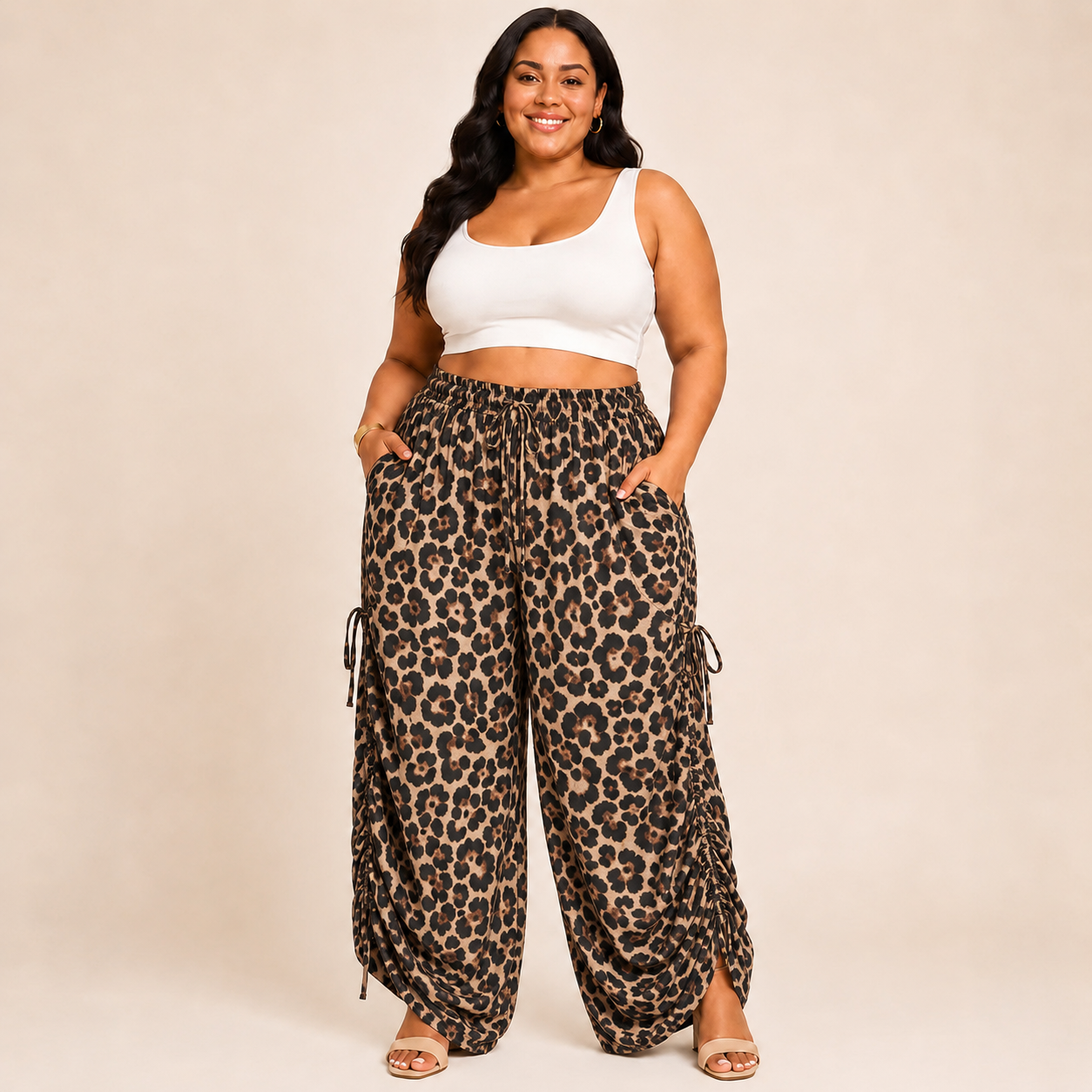 Relaxed Comfort Pants™ — High Waist Wide Leg Pants with Pockets