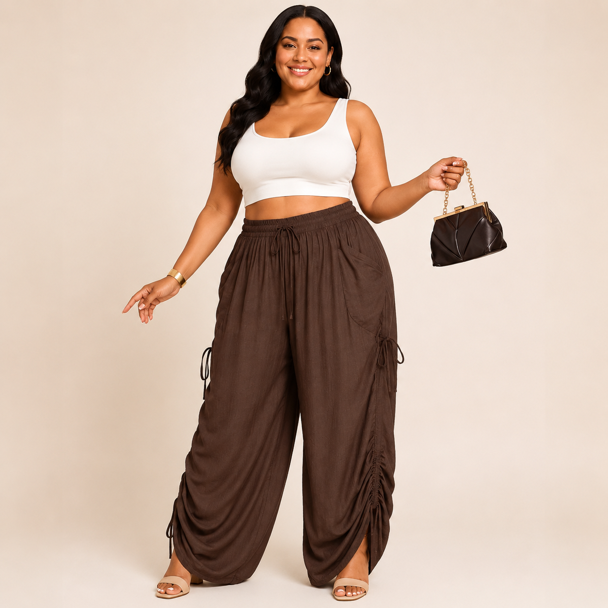 Relaxed Comfort Pants™ — High Waist Wide Leg Pants with Pockets
