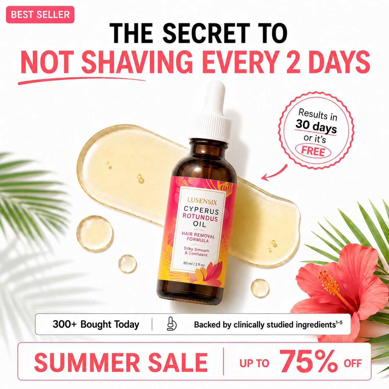 Lusensix™ Anti-Hair Growth Oil