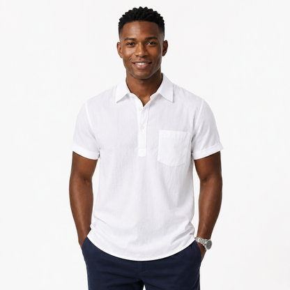 Linen Polo Shirt