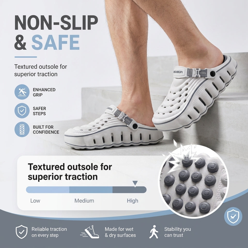 LUSENSIX™  Cloud Walk Men's Clogs