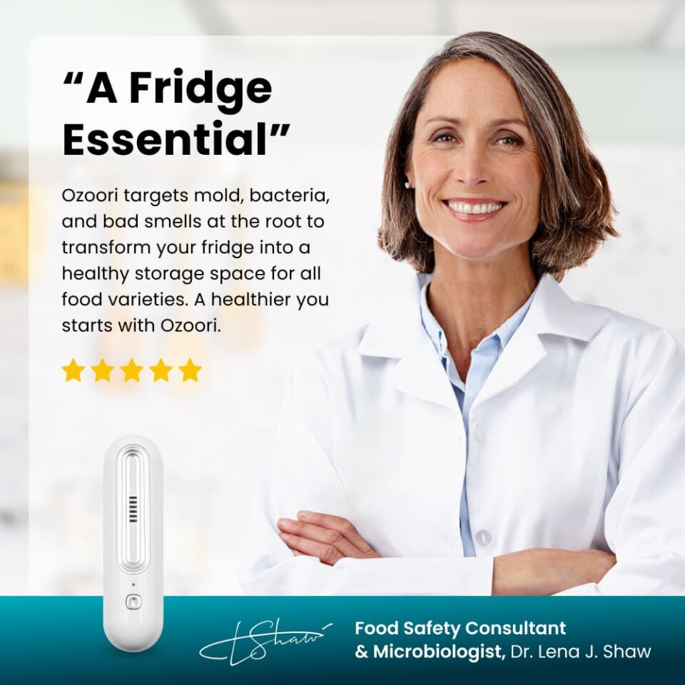 Oroozi® Keep Your Fridge Fresh, Clean, and Odor-Free