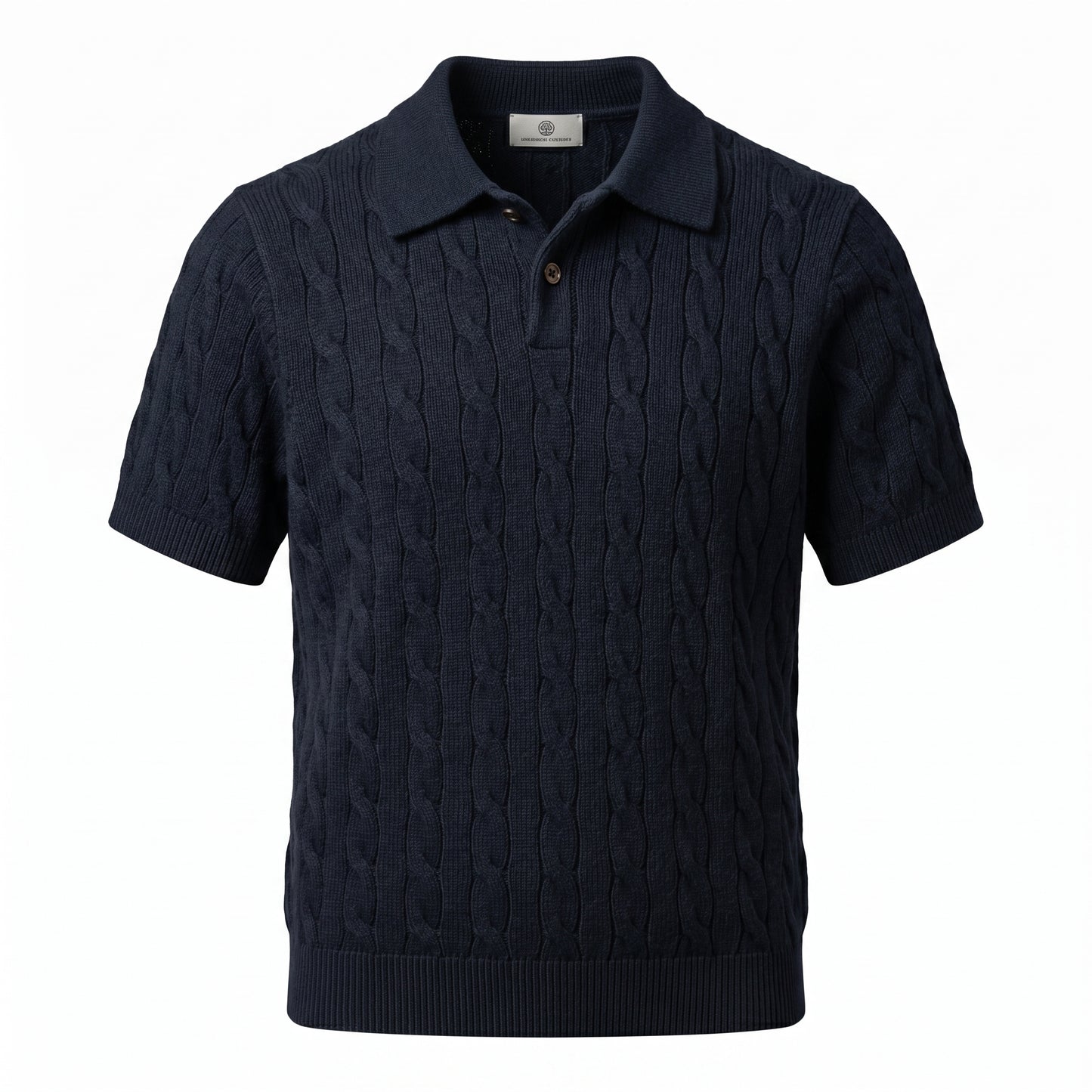 Cable Knit Polo