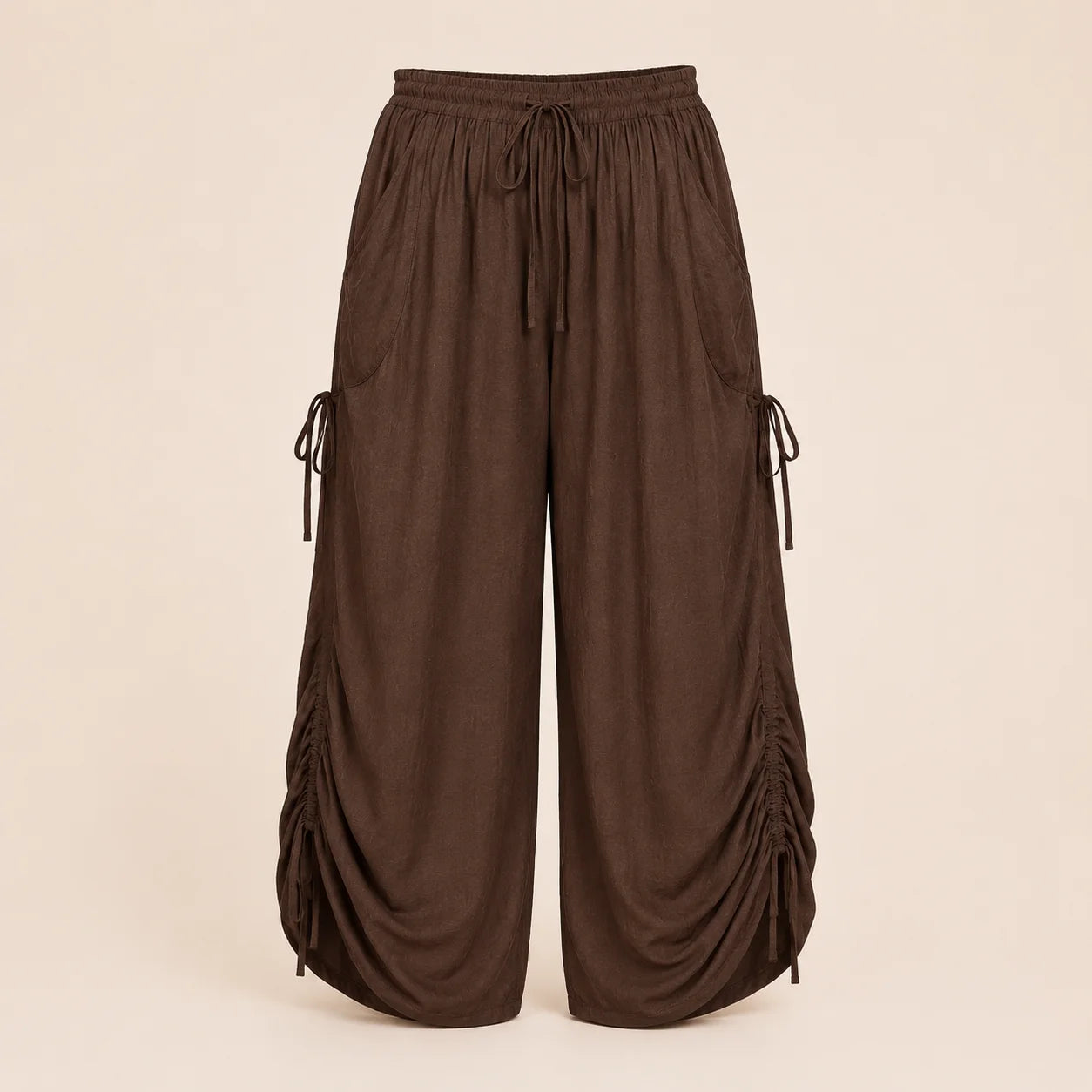 Relaxed Comfort Pants™ — High Waist Wide Leg Pants with Pockets