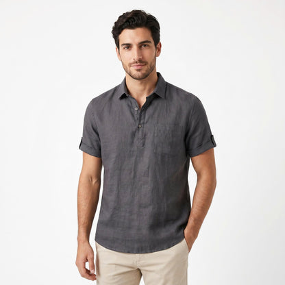 Linen Polo Shirt